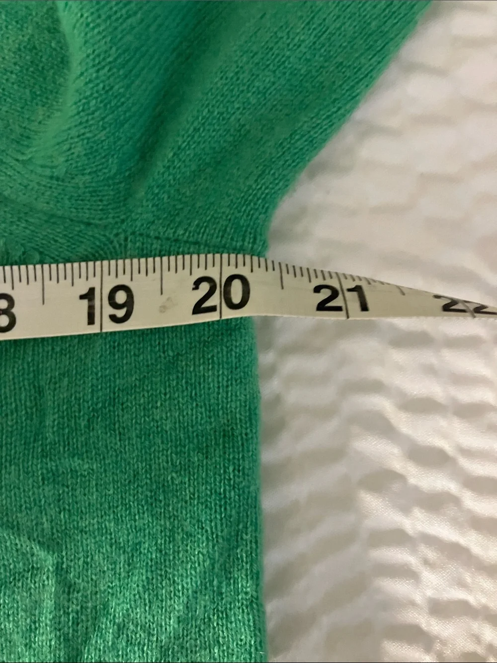 J. Crew Emerald Green Crewneck Cashmere Sweater Size Medium